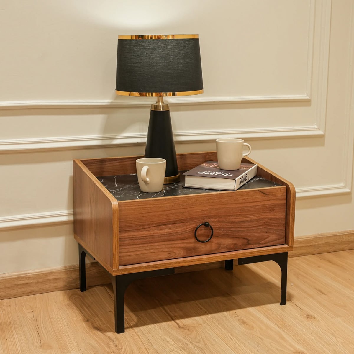Brown Counter Wood bedroom set - 5 pieces