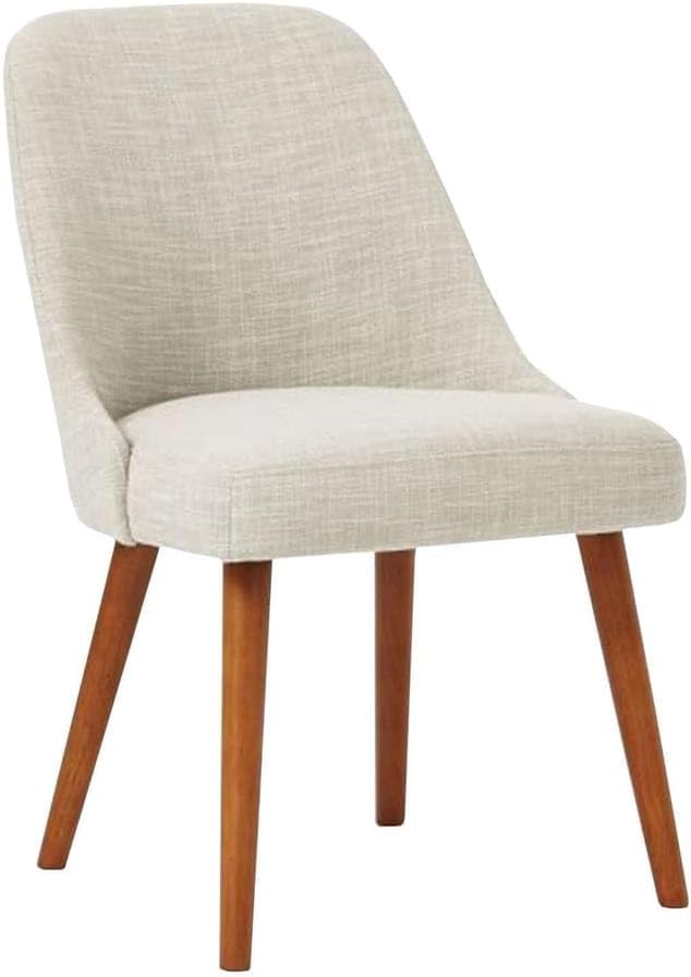 Dining Chair Beech Wood Upholstered Leather Upholstery High Density