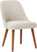 Dining Chair Beech Wood Upholstered Leather Upholstery High Density