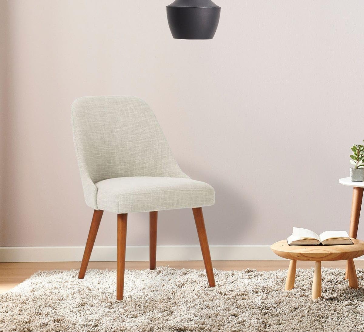 Dining Chair Beech Wood Upholstered Leather Upholstery High Density