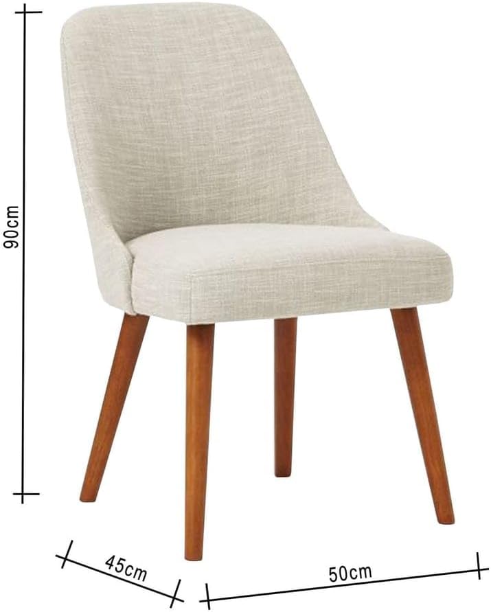 Dining Chair Beech Wood Upholstered Leather Upholstery High Density