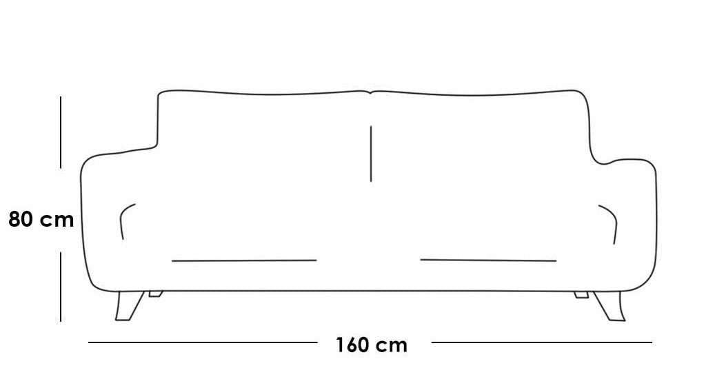 modern living room set, beech wood and velvet