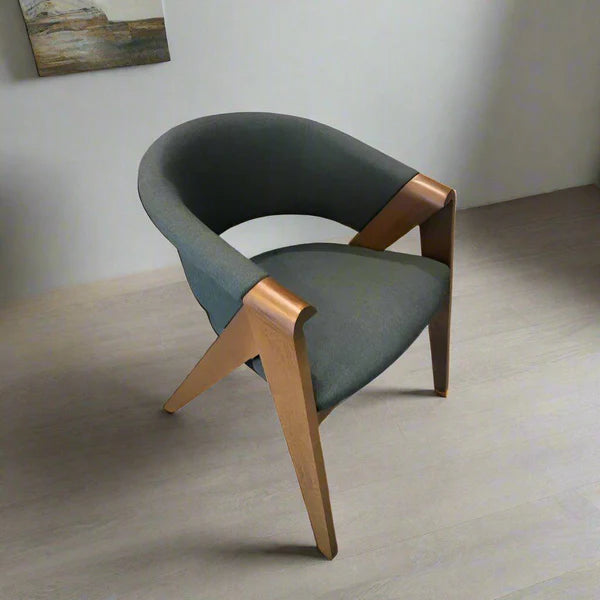 Beech wood dining chair 90x50cm