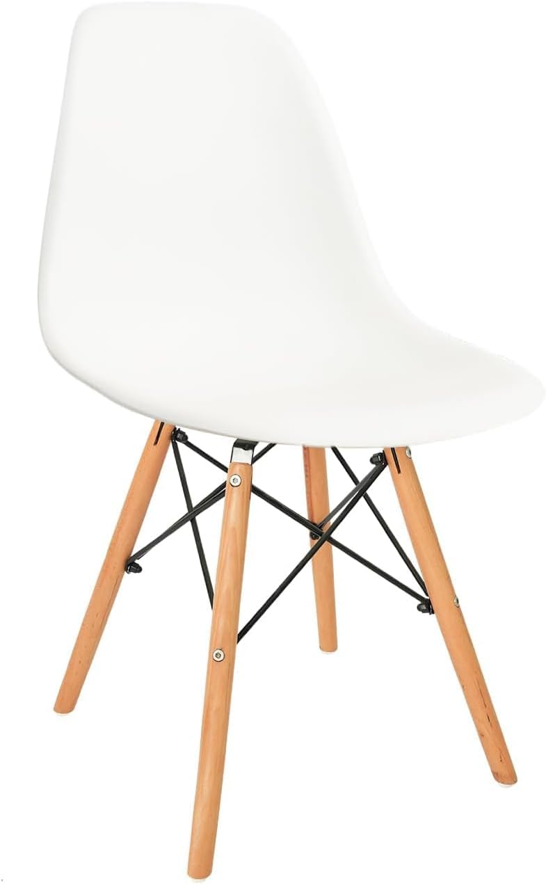 Eiffel acrylic chair - white & black