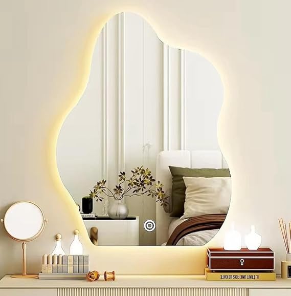 HOME Smart LED Touch Wall Mirror 95x75cm