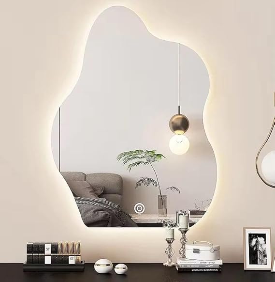 HOME Smart LED Touch Wall Mirror 95x75cm