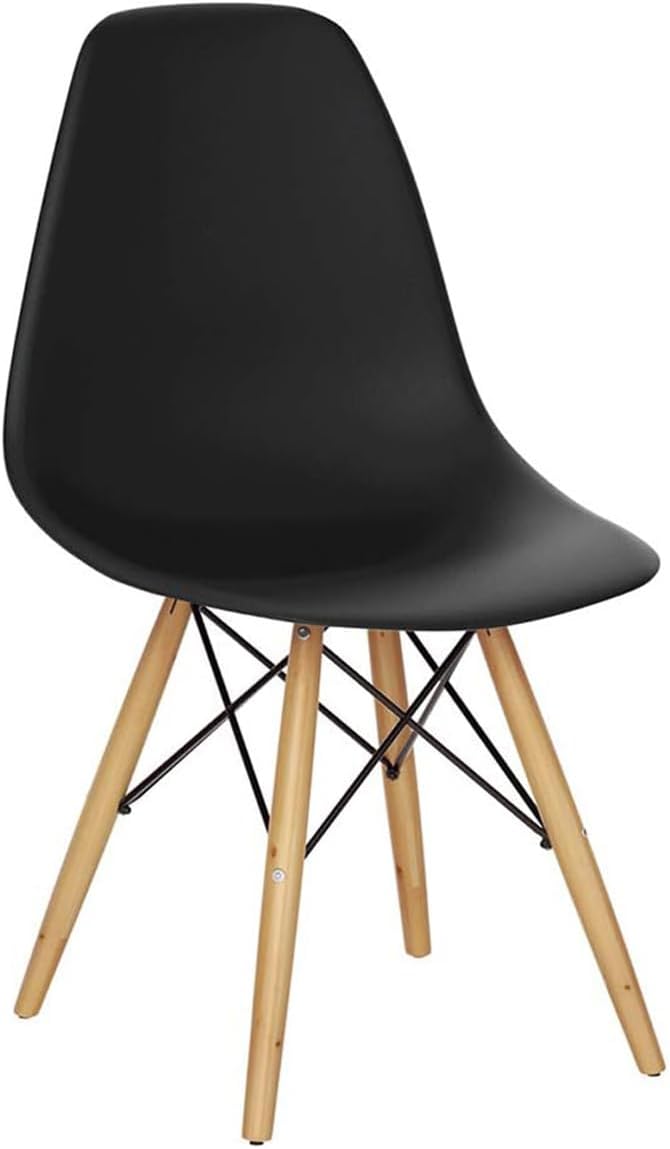 Eiffel acrylic chair - white & black