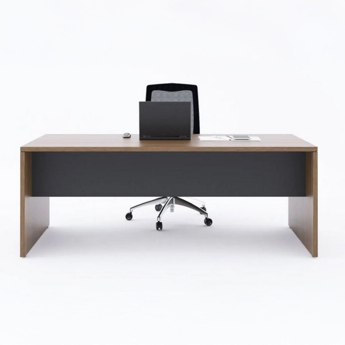 Desk Brown and Grey - 70×90×160 cm