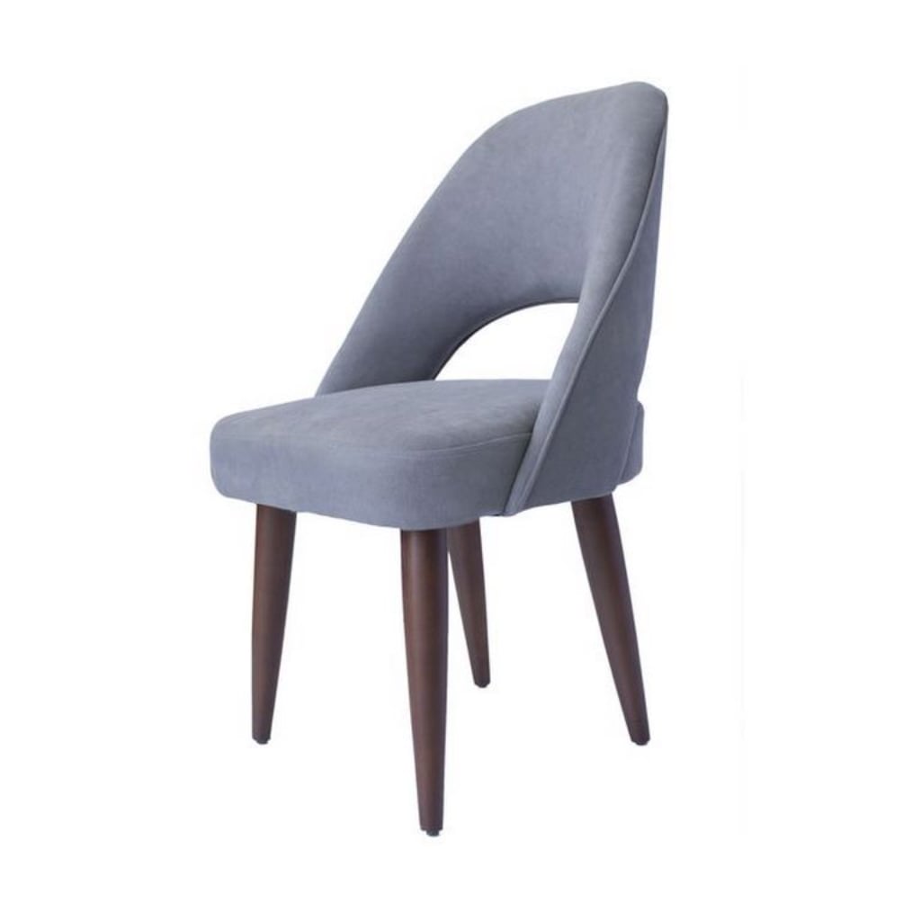 Caster Dining Chair - Grey and Brown