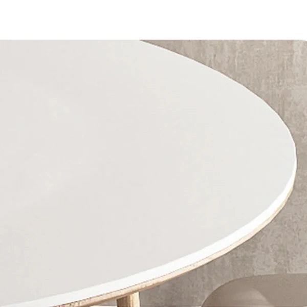 Beech wood dining table - 7 pieces