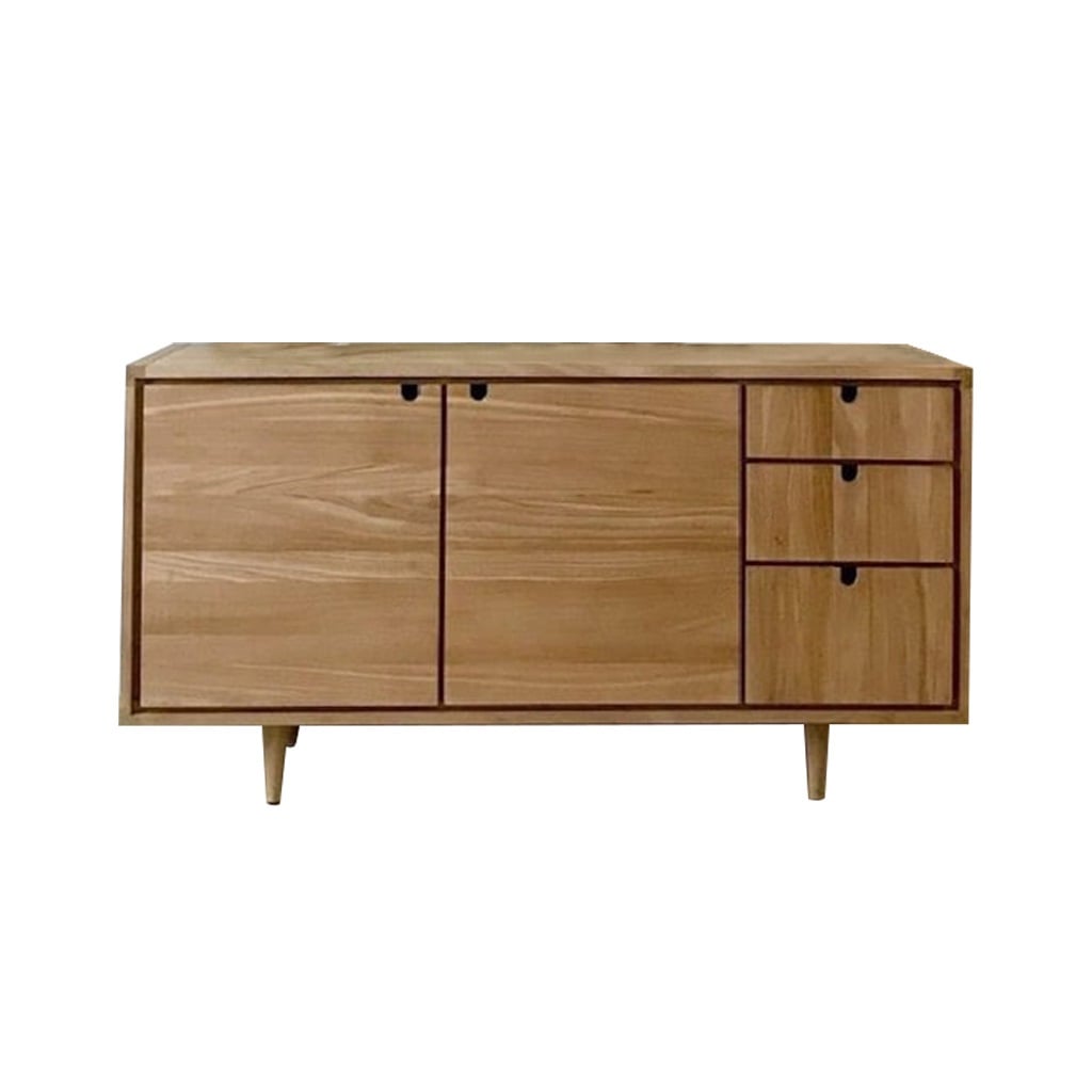 Brown counter wood Buffet - 100 x 110 x 40 cm