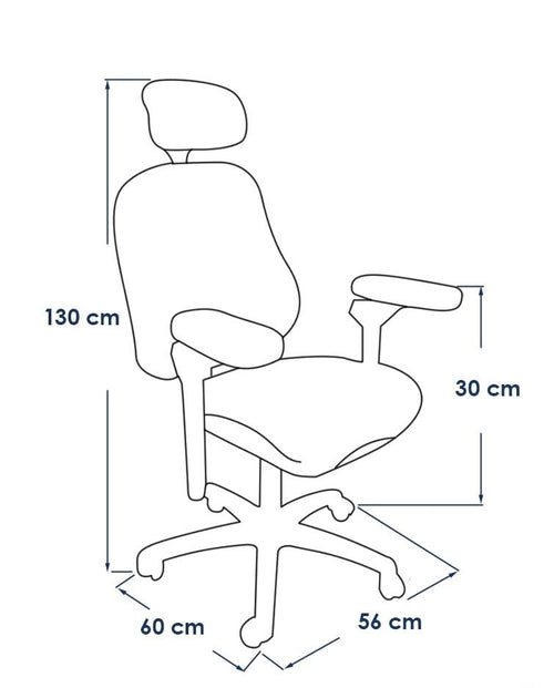 Medical mesh, metal and sponge Office Chair - Black