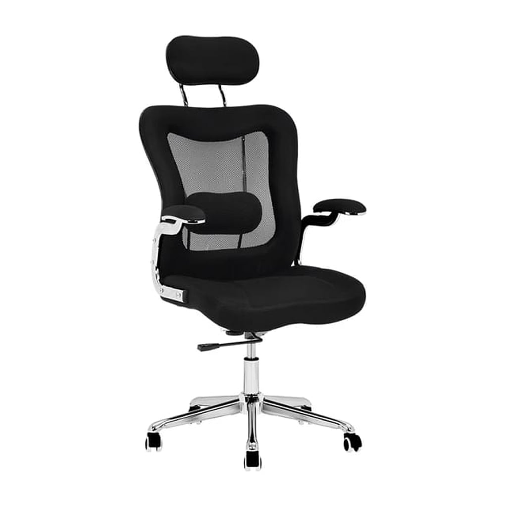 Medical mesh, metal and sponge Office Chair - Black