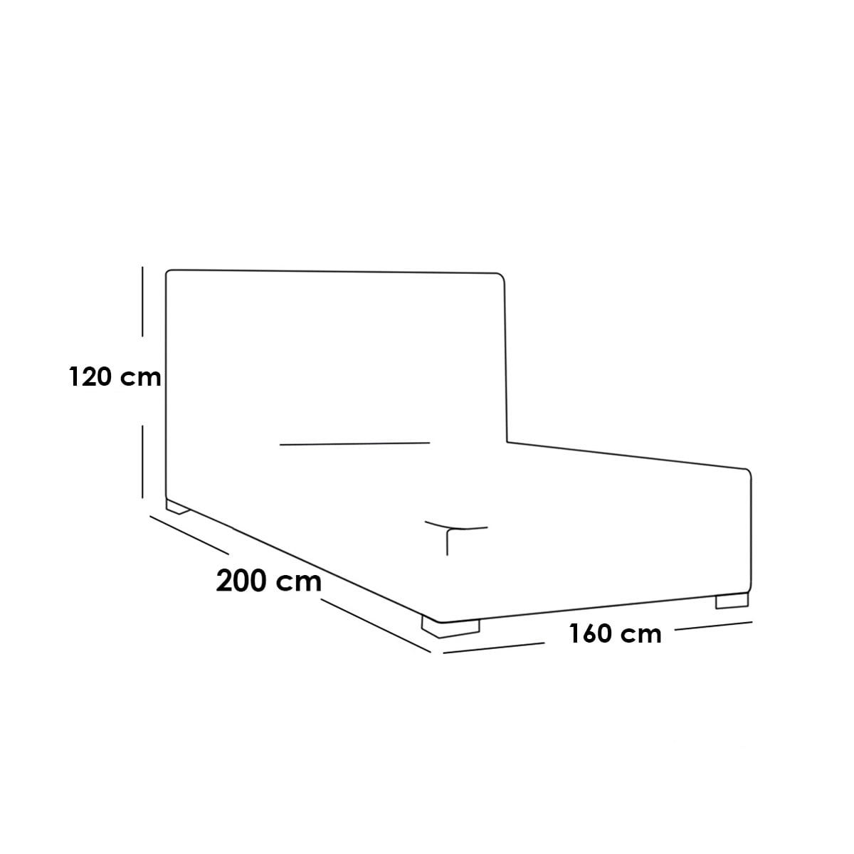 Brown Counter Wood bedroom set - 5 pieces